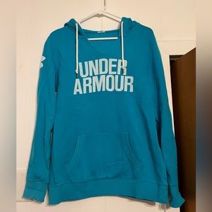 Under armour sweatshirt blue comfy casual soft athletic lounge